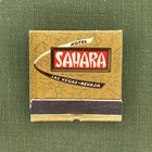 Sahara Hotel Casino Las Vegas Nevada Rare Vintage Full Feature Matchbook
