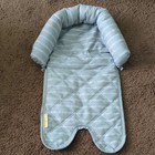 Goldbug Gray White Striped Padded Infant Car Seat Head Support