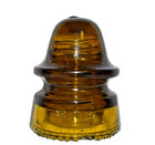 Cd 162 Whiskey Amber Hemingray Petticoat 1893 Antique Glass Telegraph Insulator
