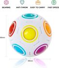 Rainbow Puzzle Ball Fidget Fun Stress Reliever Magic Ball Brain Teaser Fidgettoy