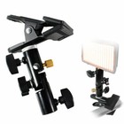 Photo Studio Swivel Light Stand Reflector Disc Background Holder Clip Clamp New