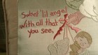 Dillards Decorative Pink Baby Pillow Guardian Angel Motif Nwt