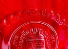 Antique 1776 - 1876 Centennial Clear Pressed-glass Liberty Bell Plate