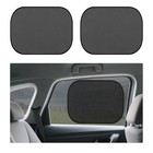 2 Pcs Car Window Shades  17 3     14 4  Static Cling Auto Side Windows Short