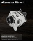 Toyota 4runner Lexus Gx470 Land Cruiser Lx470 Alternator 130a 12v 6 Groove 11198