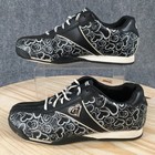 Dexter Joan Bowling Sneakers Shoes Womens 7 5 M Lace Up Low Top Black White