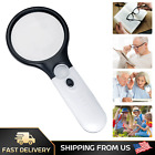 45x Handheld Led Jewelry Loupe Magnifier - Reading Magnifying Glass With 3 Light