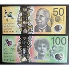 Australian  100  50 Dollar Circulated P65 P66 Banknote Australia Polymer