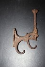 Antique Cast Iron Ram Gargoyle Coat And Hat Rack Wall Hanger 7   Fine Casting  