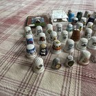Vintage Lot Of 58 Travel Porcelain Souvenir Thimbles United States Collectibles