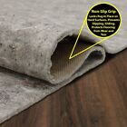 Loombloom Dual Surface - Felt   Rubber - Non-slip Backing Rug Pad Carpet Pad