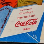 Vintage 1950s Coca Cola Coke Christmas Santa Claus Premiums Ring Toss   Popper