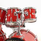 Yamaha Turbo Tour Custom 8-pc Drumset  Red Lacquer  1980s