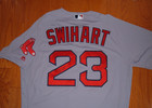 Blake Swihart Boston Red Sox 2017 Game Used Worn Jersey W mlb Holo    Autograph