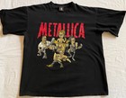 Vintage 1996 Metallica Cartoon Tour Shirt Xl Giant Load Poor Touring Me Chavez