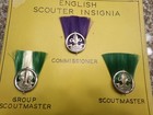English Scout Leader Hat Brushes  Probably From 1967 World Jamboree    Sx