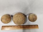 Vintage Early Batting Cage Ball Baseball Antique Rare Set 3 3 4 Inch   2 3 4 