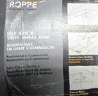 Roppe Self-stick Vinyl Wall Base 4 In X 20 Ft Black Roll Adhesive Baseboard   