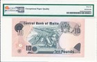 Bank Centrali Malta 10 Liri 1967  Pmg  66epq