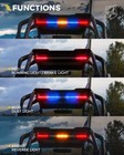 Xprite 30  Rear Chase Light Bar W  Reverse For Can-am X3 Max Polaris Rzr Xp 1000