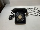 Vintage Retro Northern Electric Rotary Dial Desk Telephone Black Made In Canada