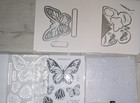 Stampin Up Beautiful Butterflies Bundle -stamp Set Hybrid Embossing Folder   Die
