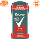 Degree Men Sport Antiperspirant Deodorant 48-hour Protection 2 7 Oz Twin Pack Ne