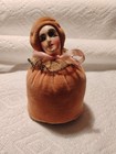 Vintage Velvet Body   Hat  Half Lady Pin Cushion Germany 