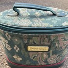 Vintage American Tourister Tapestry Oval Train Case Carry On Luggage Bag Makeup