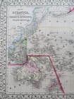 Oceania Australia New Zealand Polynesia Hawaii Fiji Galapagos 1872 Mitchell Map