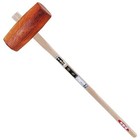 Fujiwara Sangyo Senkichi Gold Wooden Mallet  kakeya  105mm