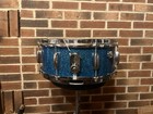 Vintage 1960s Aqua Sparkle Pearl Snare Drum Mij