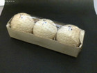 Antique Vintage 3 Ball Sleeve Winfield Square Mesh Golf Balls 