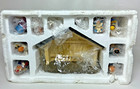 Vintage Christmas Holiday Mini Nativity Set 11 Pc Poly Resin Lemax 63179 Jesus