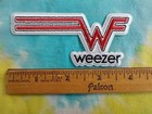 Weezer Red Logo 4 Inch Iron On Patch