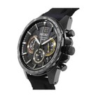 Seiko Men s Watch Chronograph Silver Tone Case Quartz Black Dial Ssb349p1
