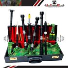 Scottish Great Highland Bagpipe Rosewood Fitted With Silver Mount With Hard Case