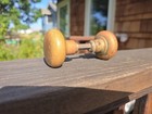 Antique Vintage Brass Door Knob Set 
