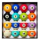 Pool Balls Set     2-1 4  Regulation Billiard Balls  16 Resin Ball Set For Pool 