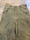 Vintage 50s M-1951 M-51 Us Army Cargo Fatigue Pants Korea Small Regular 32x29