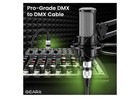 Dmx Cable 50 Ft 2-pack  3-pin Xlr Male To Female 110 Ohm Xlr Dmx Signal Cable Fo