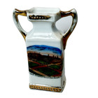 Palm Beach   Florida Fl Antique Vtg 1900s Casino Atlantic Ocean Souvenir Vase