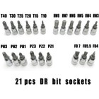 46pcs Socket Wrench Set Ratchet Sets Mechanic Tools Kit Bit Sockets 1 4 drive