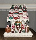 Sweet Savannah Signed Gingerbread House Figurine Santa 10in