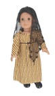 Pleasant Company Josefina American Girl Doll In Christmas Outfit Scarf Earrings 