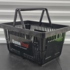 Gamestop Store Shopping Basket Logo Power To The Players Black 17  X 11 5  X 9 