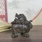 Antique Bronze Collection Auspicious Beast Pixiu Aromatherapy Stove Ornament
