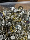 Costume Ring Lot - 1 Lb- 100  Rings - Gemstone  Gold Tone   Random Selection