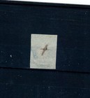 St  Helena Sc  1 Used 1856 6p Blue Wmk 6 Star Imperf  4 Margins