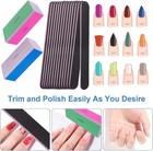 Nail File And Buffer Set  4 Way Nail Buffers Shine Kit Professional Nail Files F